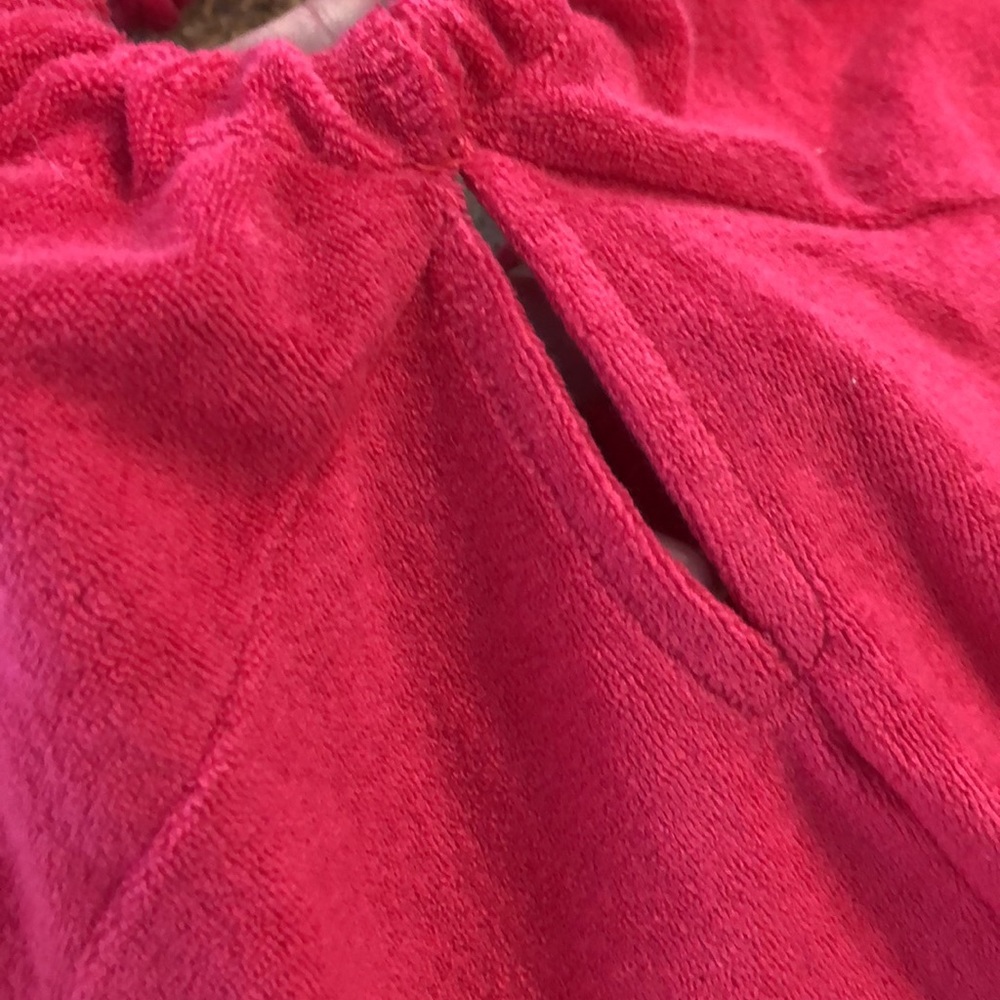 NWT Cocoa Pink Swim Cover Up Dress Medium Terry Cloth With Imperfections - Picture 9 of 17